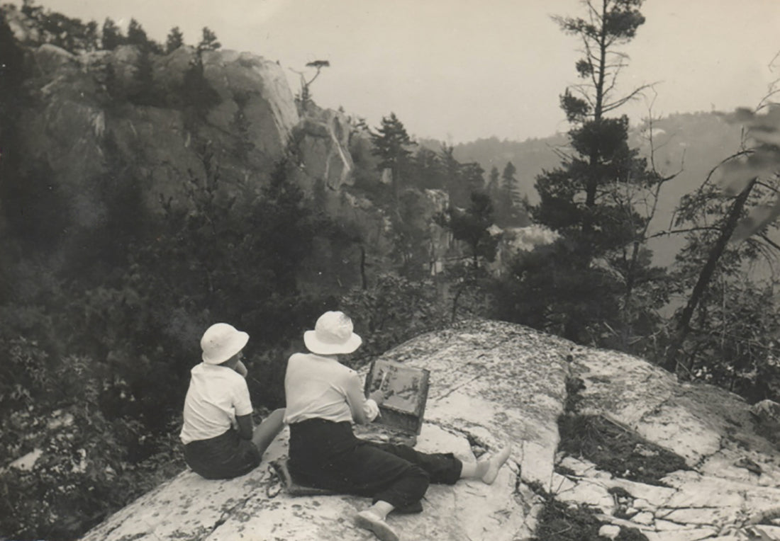 Artists in La Cloche..'Through The Camera Lens; La Cloche 1900 - 1950'