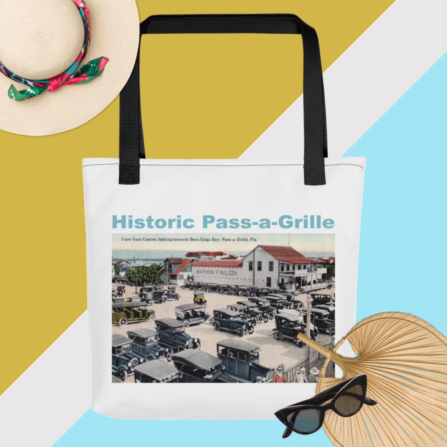 Historic Pass-a-Grille Tote bag