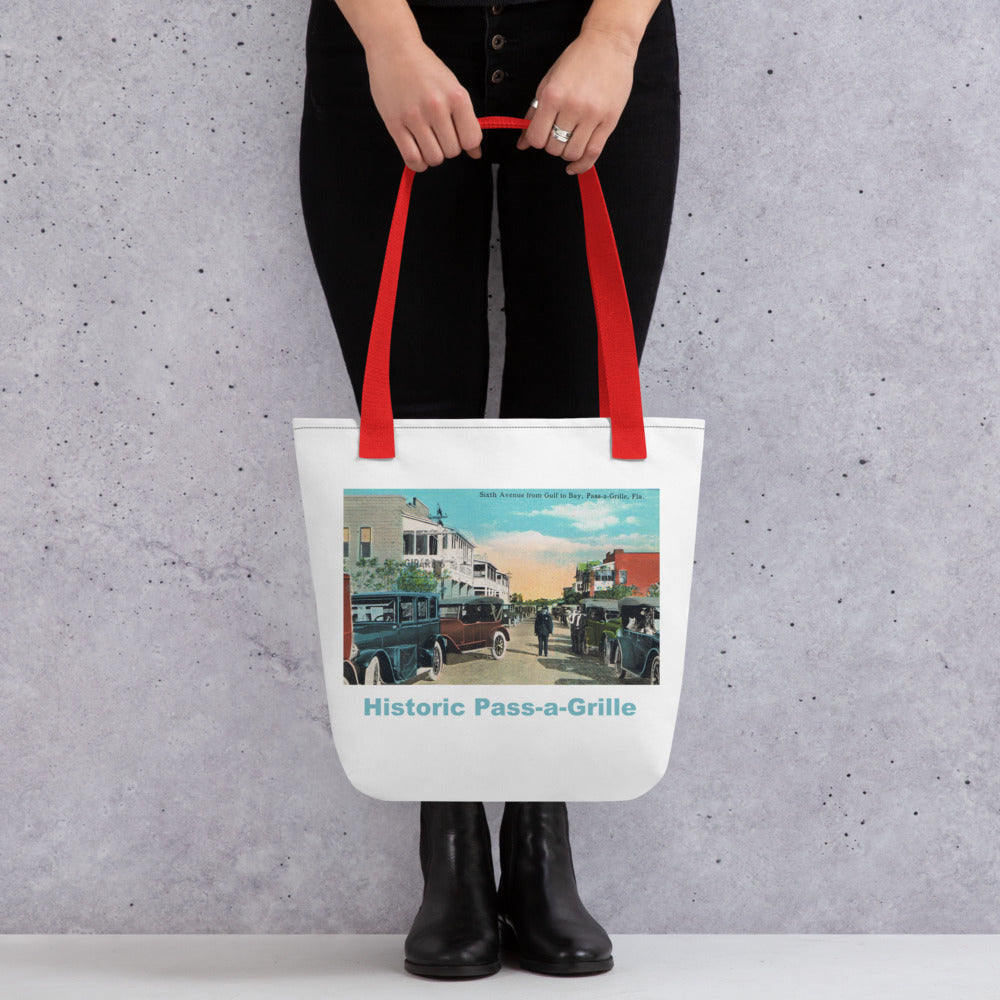 Historic 8th Ave in Pass-a-Grille Tote bag