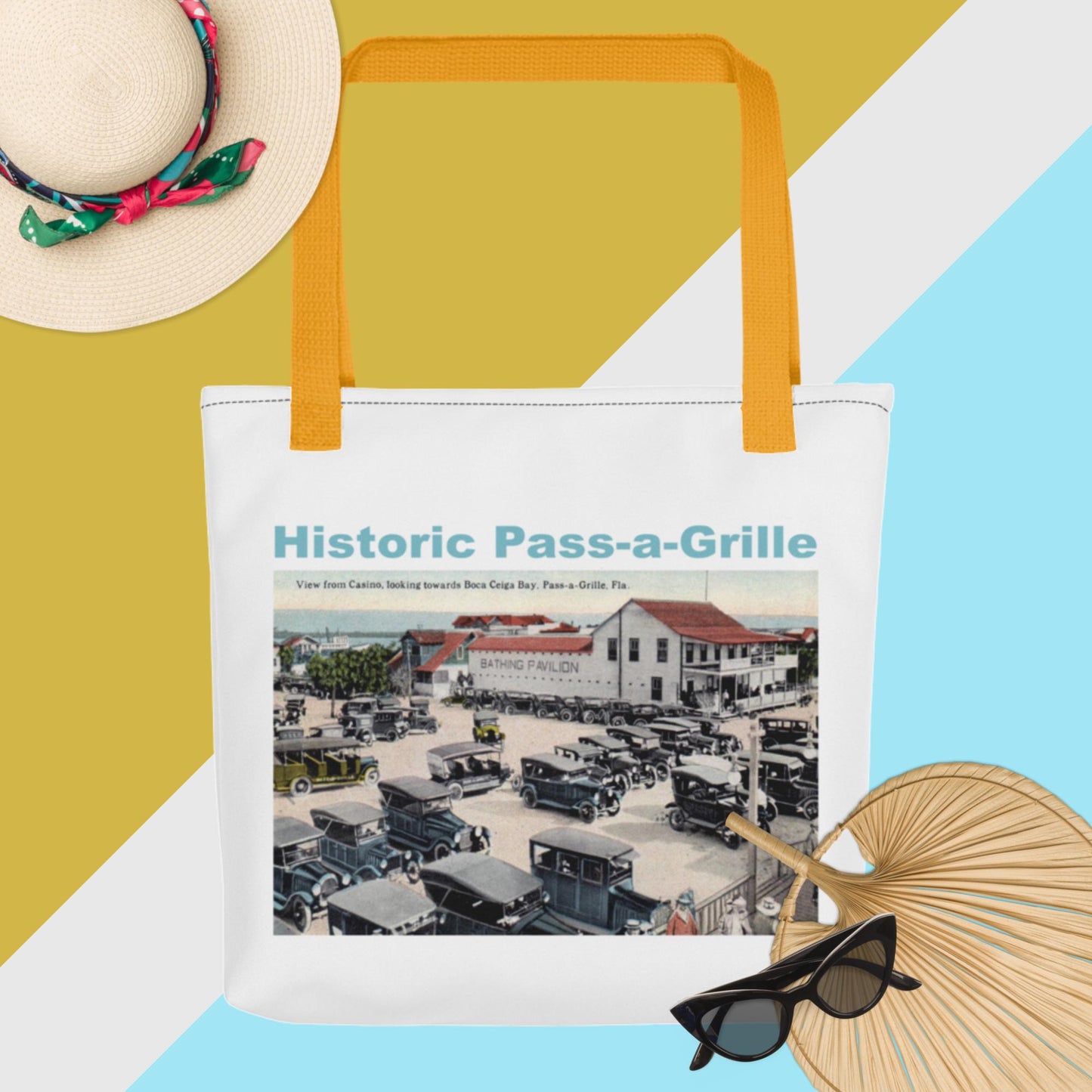 Historic Pass-a-Grille Tote bag