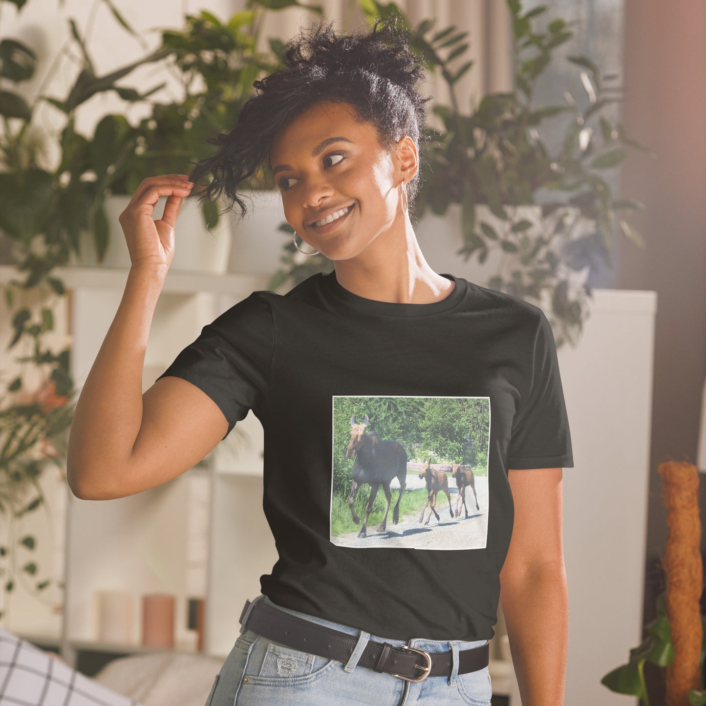 'Moose in Goodfish' Short-Sleeve Unisex T-Shirt