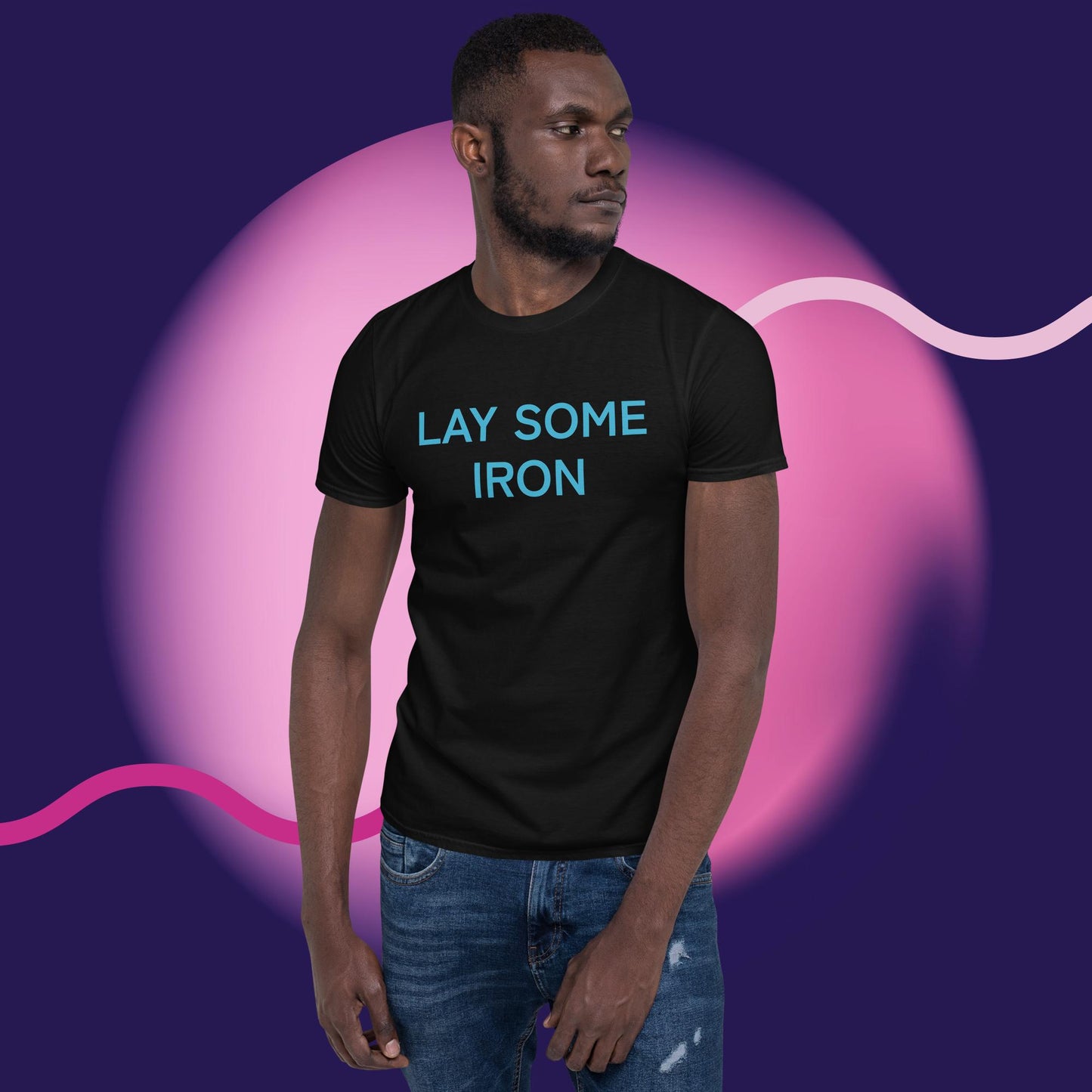 LAY SOME IRON...a Jazz Short-Sleeve Unisex T-Shirt