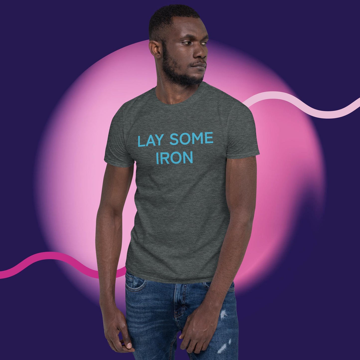 LAY SOME IRON...a Jazz Short-Sleeve Unisex T-Shirt