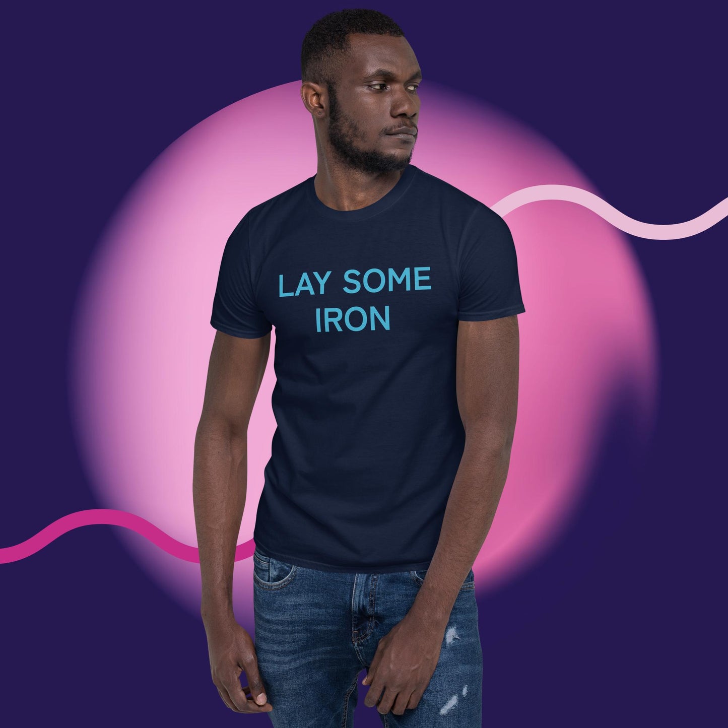 LAY SOME IRON...a Jazz Short-Sleeve Unisex T-Shirt