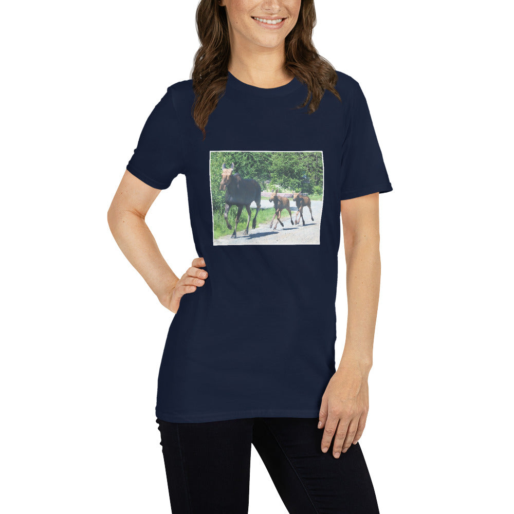 'Moose in Goodfish' Short-Sleeve Unisex T-Shirt
