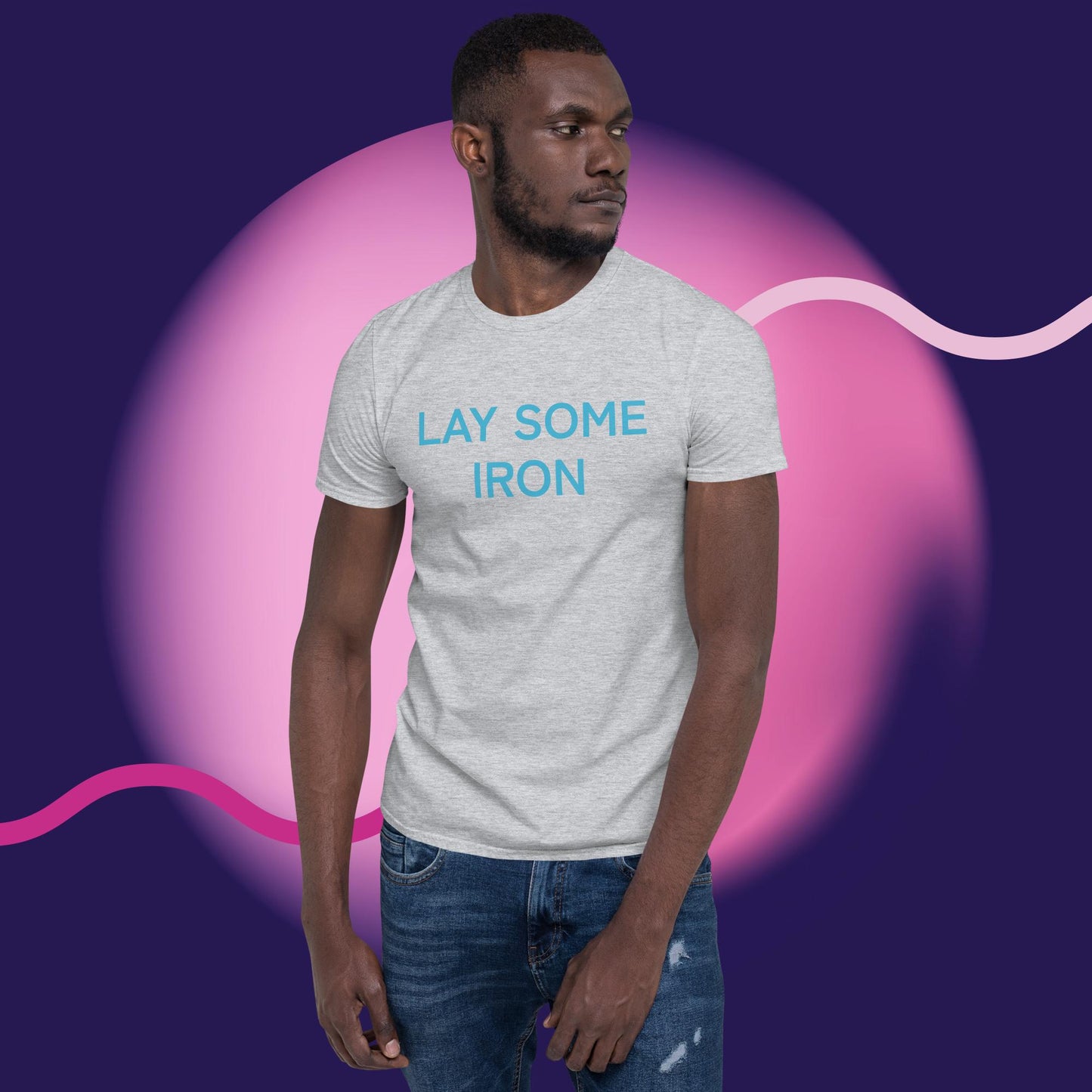 LAY SOME IRON...a Jazz Short-Sleeve Unisex T-Shirt