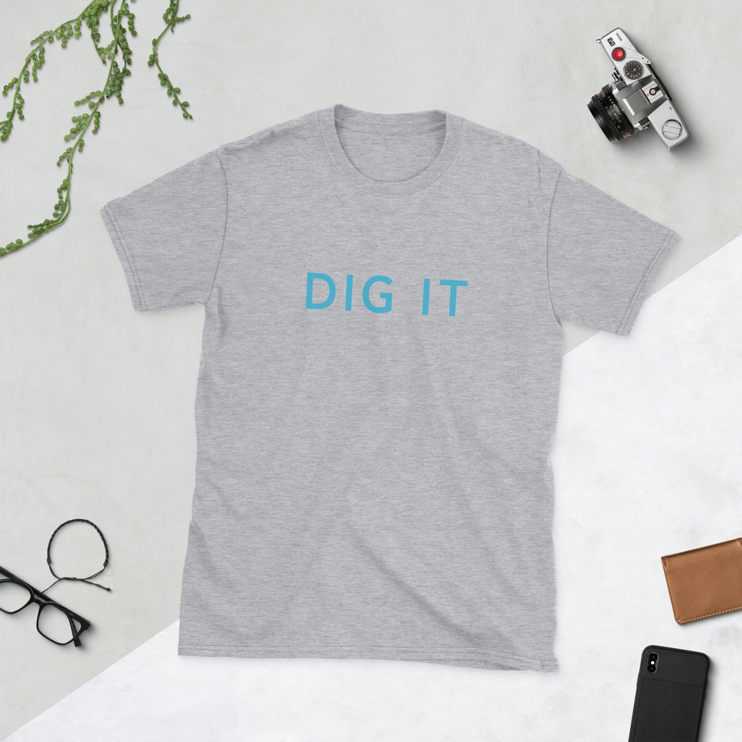 DIG IT...a Beat Short-Sleeve Unisex T-Shirt