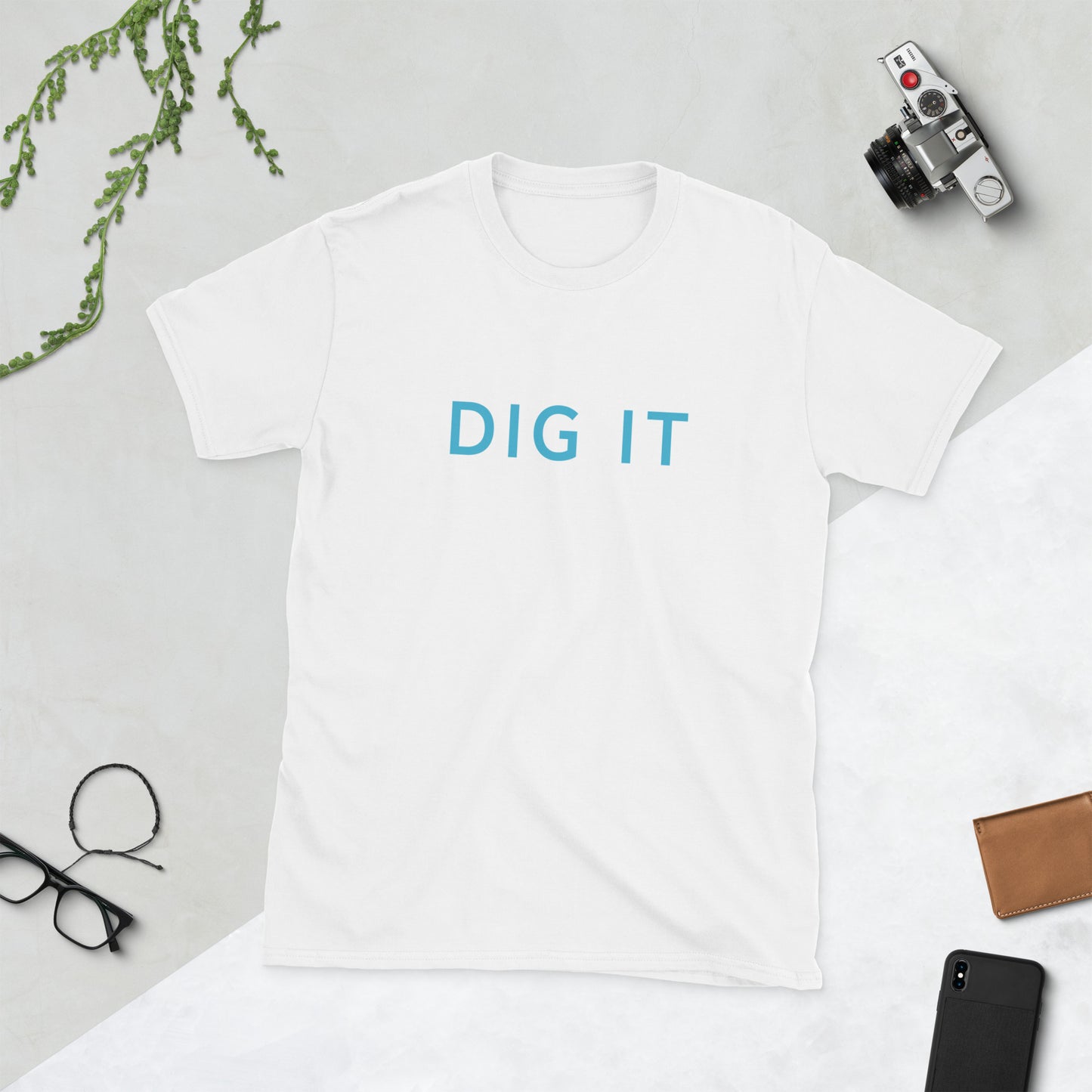 DIG IT...a Beat Short-Sleeve Unisex T-Shirt