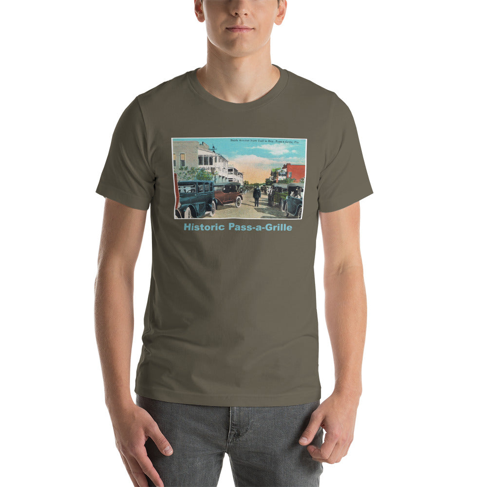 Historic 8th Ave in Pass-a-Grille Unisex t-shirt