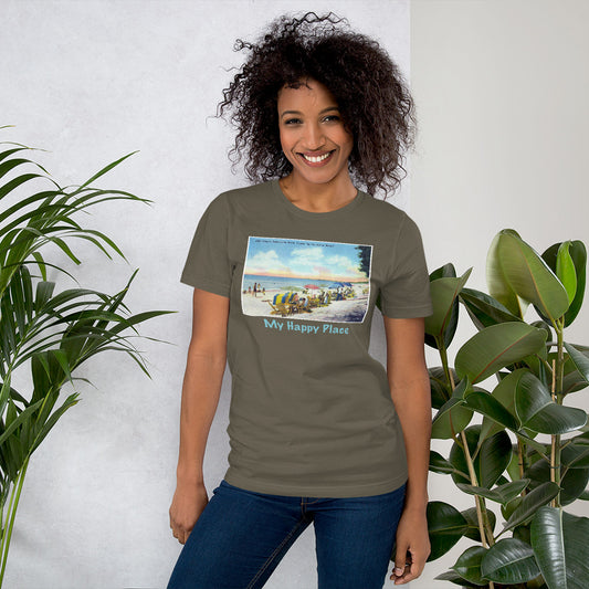 'My Happy Place' Unisex t-shirt