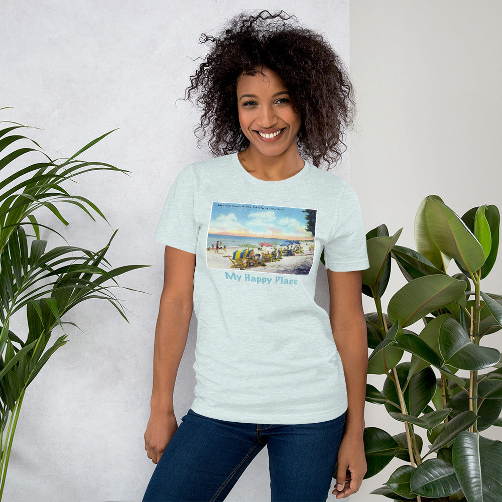 'My Happy Place' Unisex t-shirt