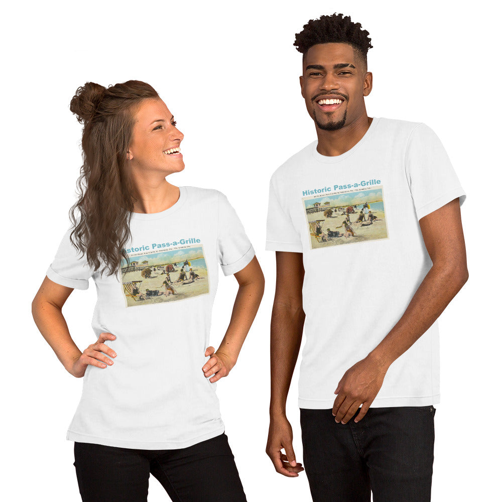 Historic Pass-a-Grille On The Beach Unisex t-shirt