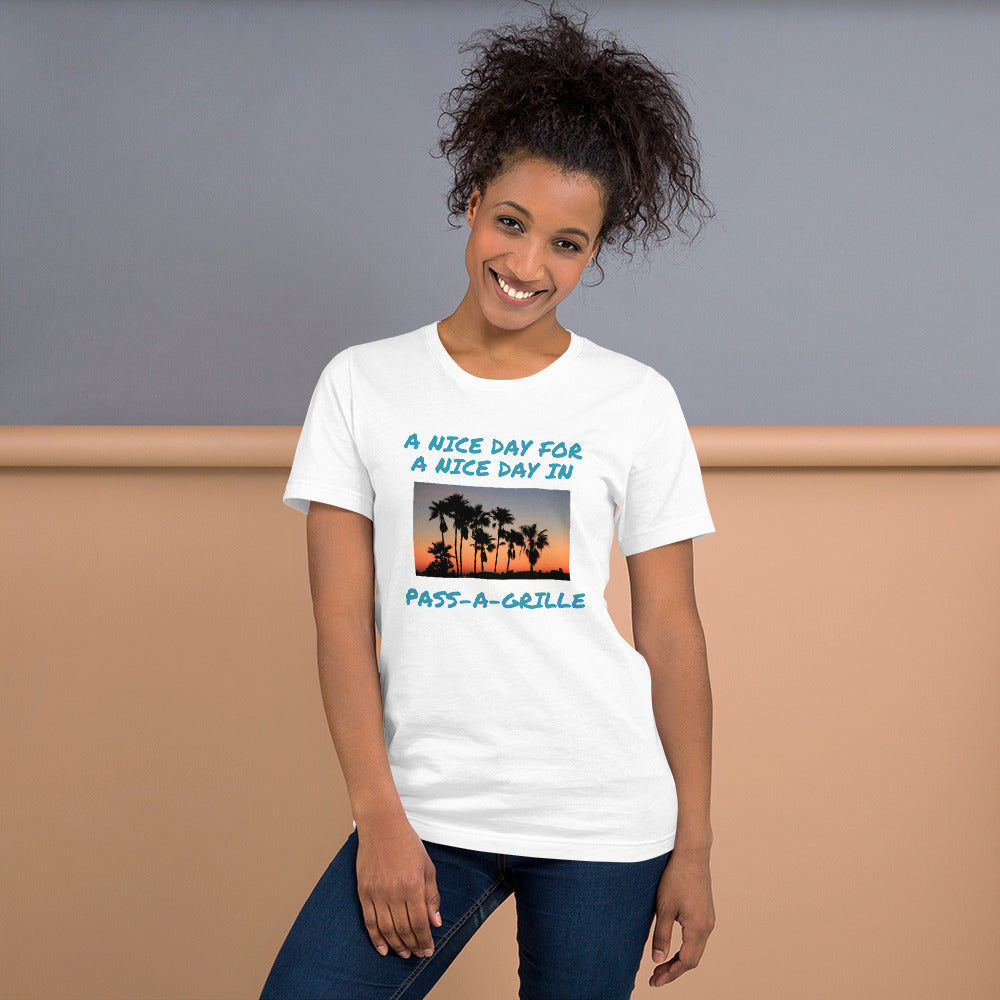 A Nice Day in Pass-a-Grille Unisex t-shirt