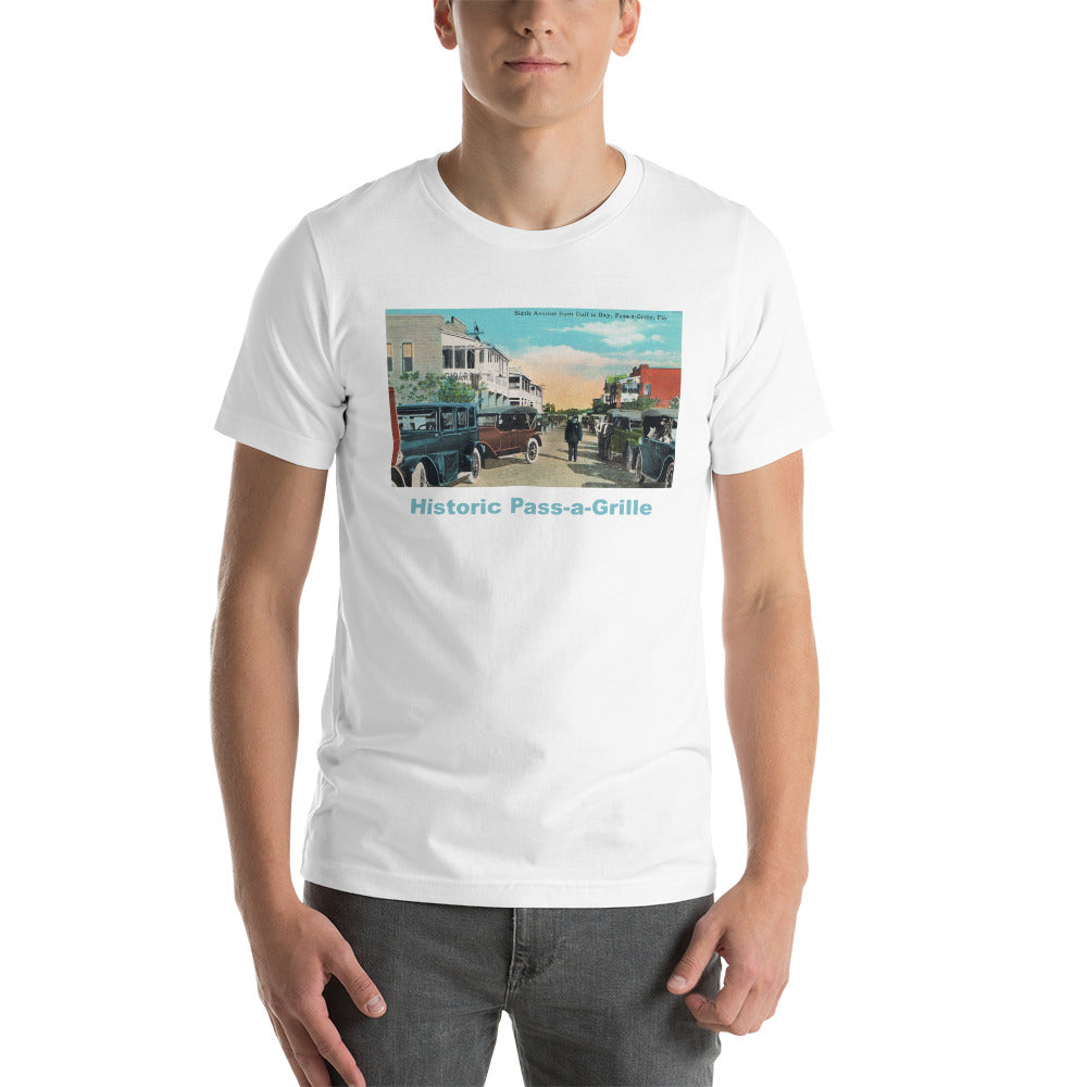 Historic 8th Ave in Pass-a-Grille Unisex t-shirt