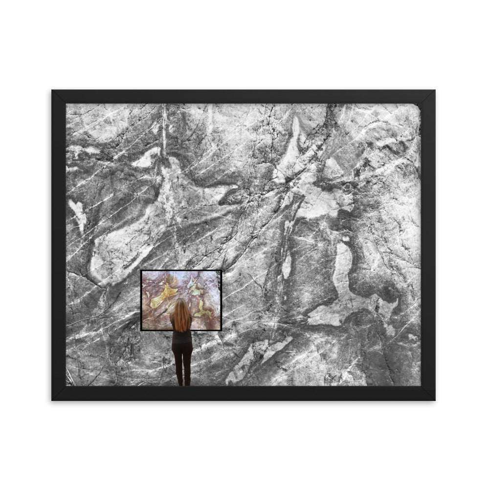'Mother Nature's Art' framed poster of an original photomontage by Jon Butler