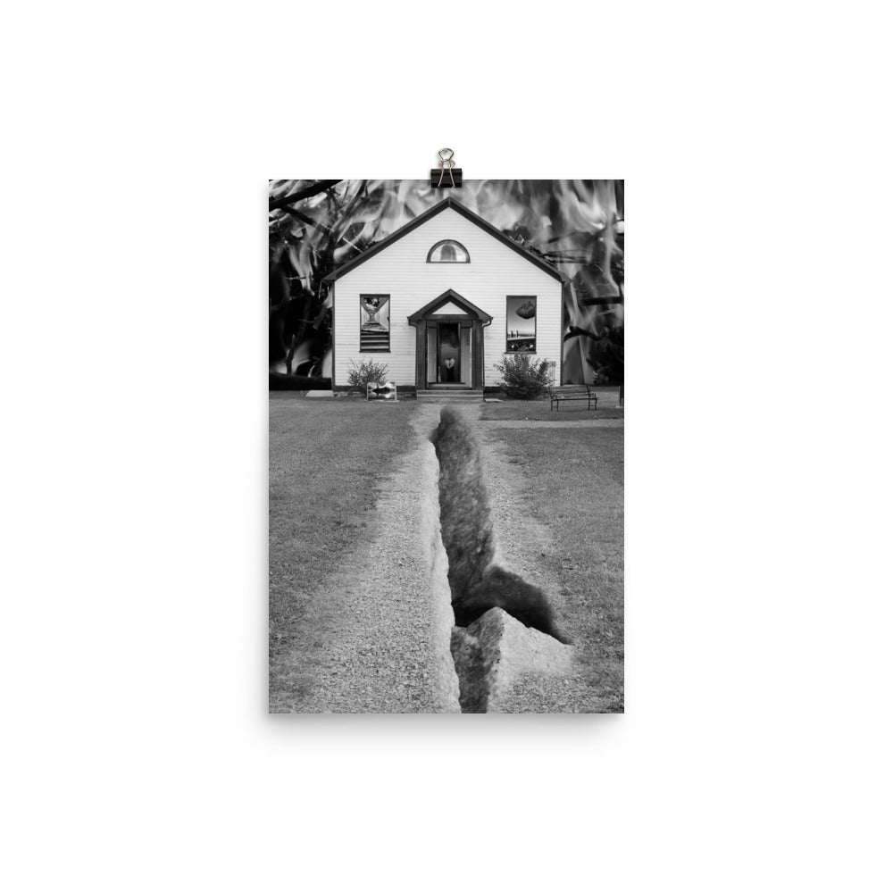 'Gallery III' poster of an original photomontage by Jon Butler