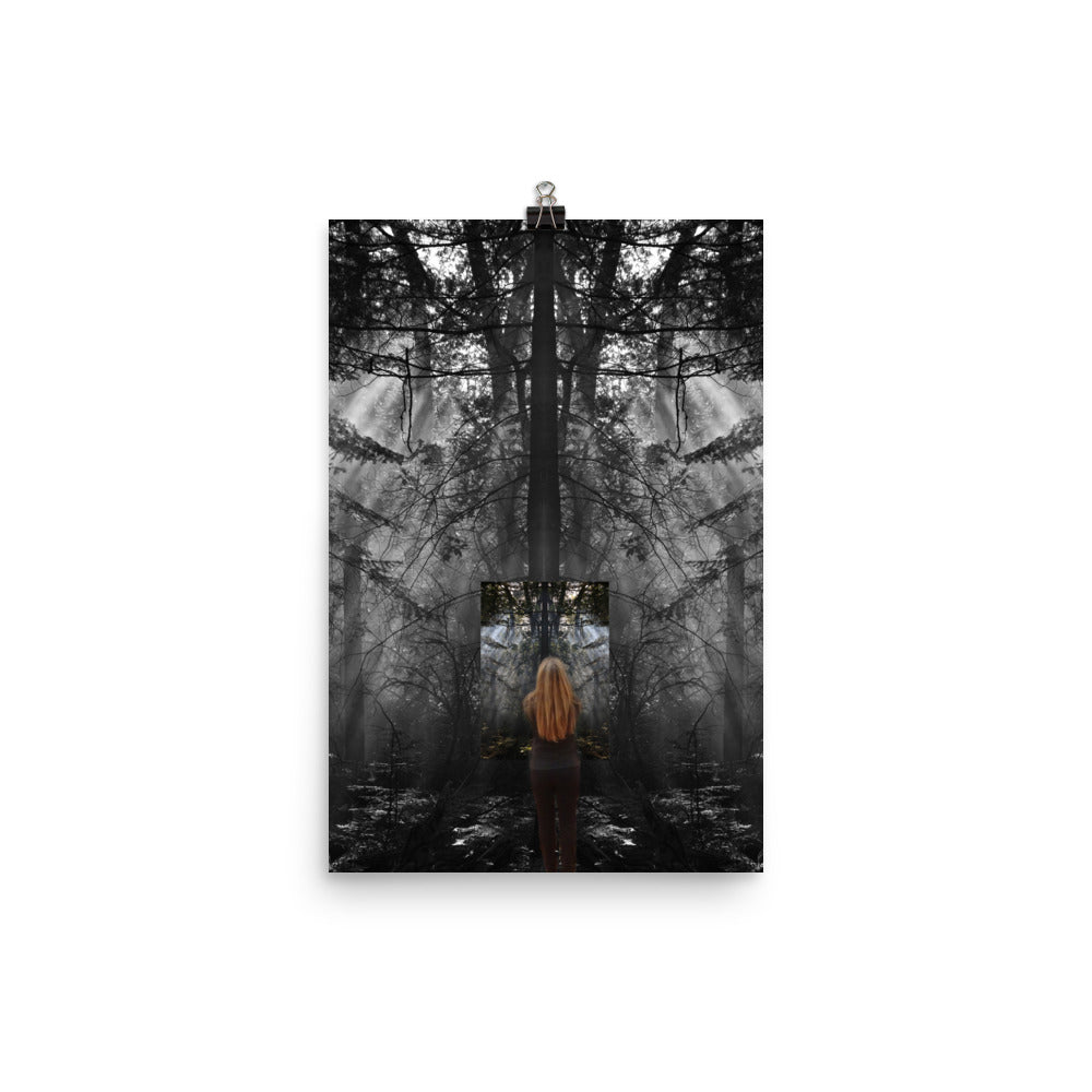 'Morning Vision' poster of an original photomontage by Jon Butler