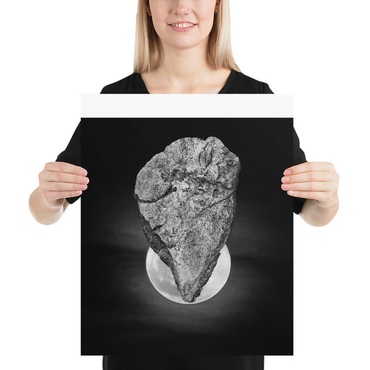 'Lunar Eclipse' poster of an original photomontage by Jon Butler