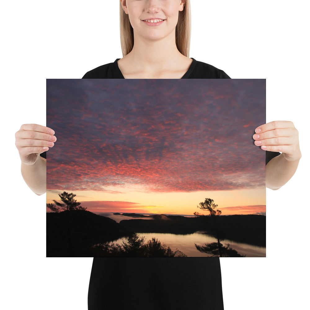 'View From Willisville Mountain' poster of an original photograph by Jon Butler