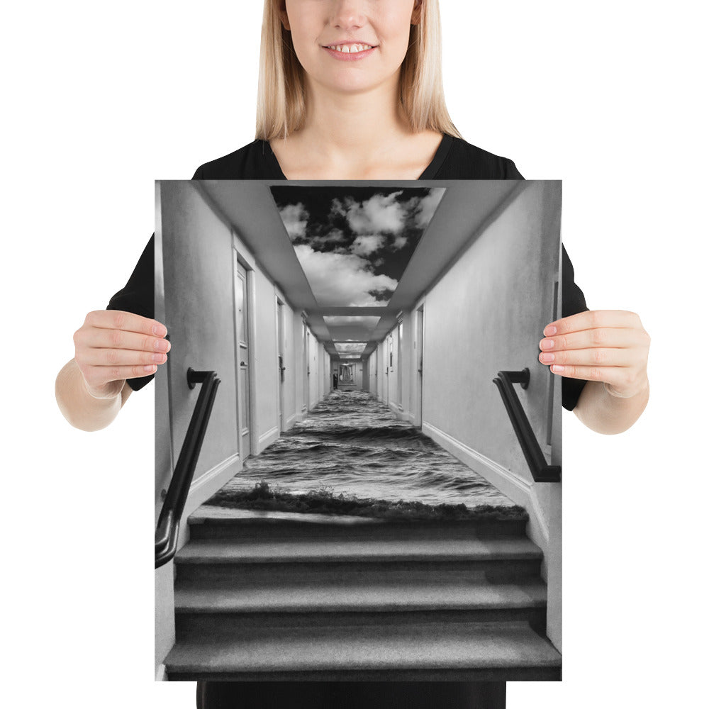 'Somewhere in Time' poster of an original photomontage by Jon Butler