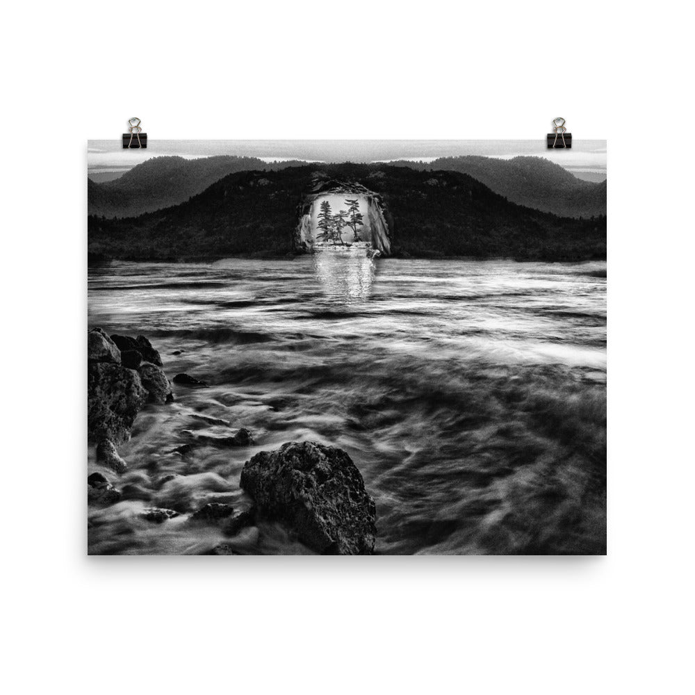 'Passage to Grace' poster of an original photomontage by Jon Butler