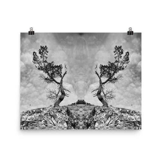 'Untitled #25' poster of an original photomontage by Jon Butler