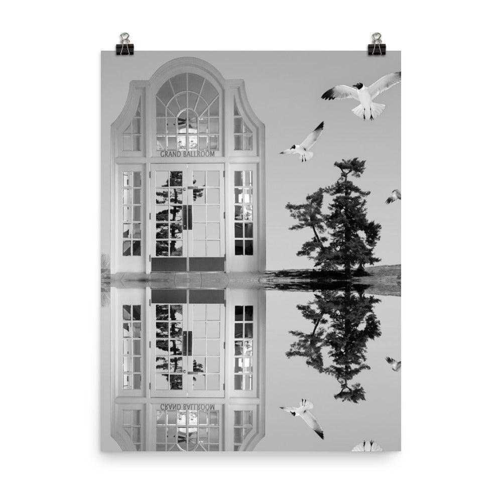 'Untitled #8' poster of an original photomontage by Jon Butler