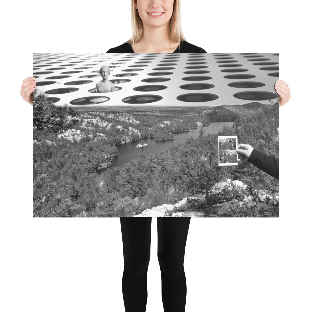 'Grace Hand' poster of an original photomontage by Jon Butler