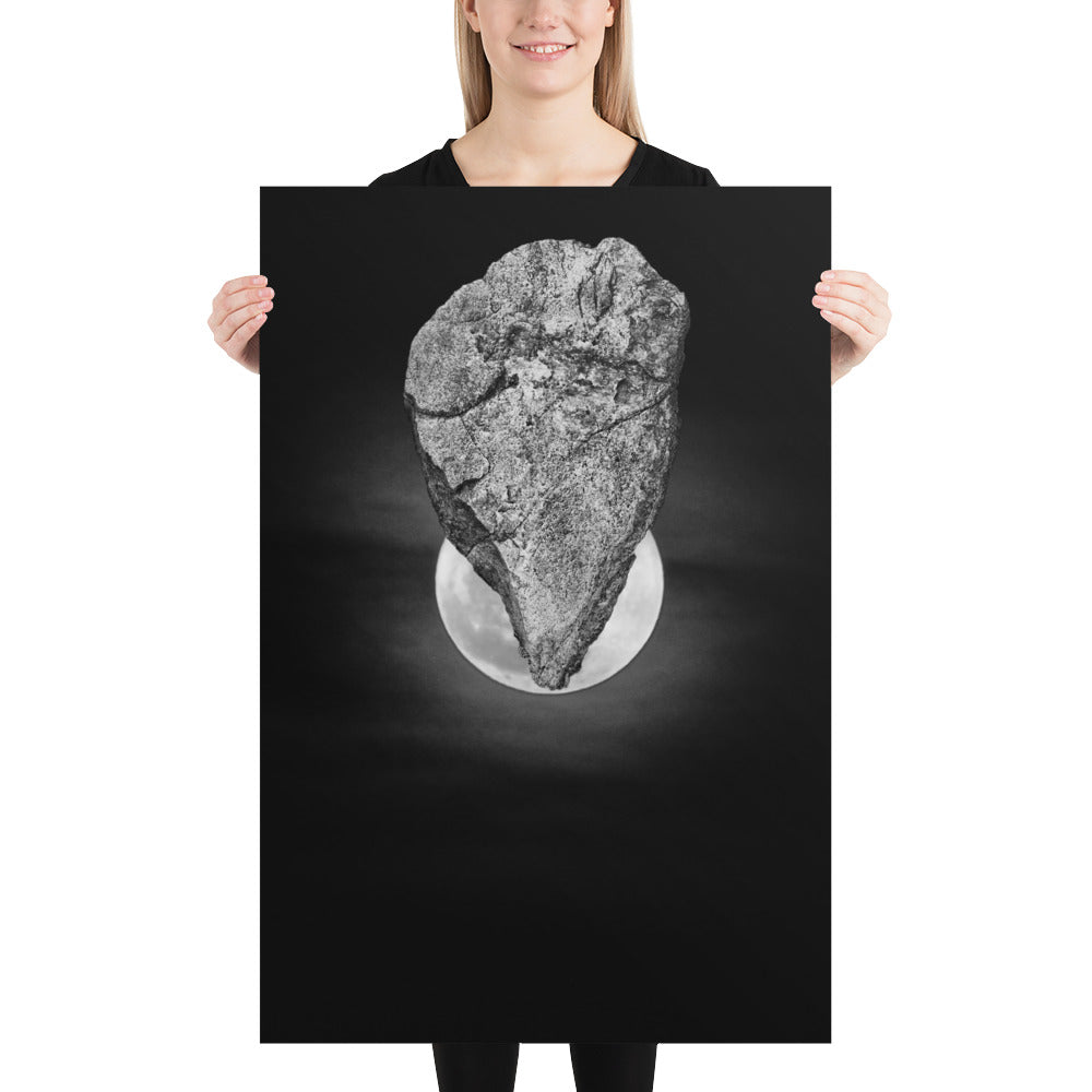 'Lunar Eclipse' poster of an original photomontage by Jon Butler