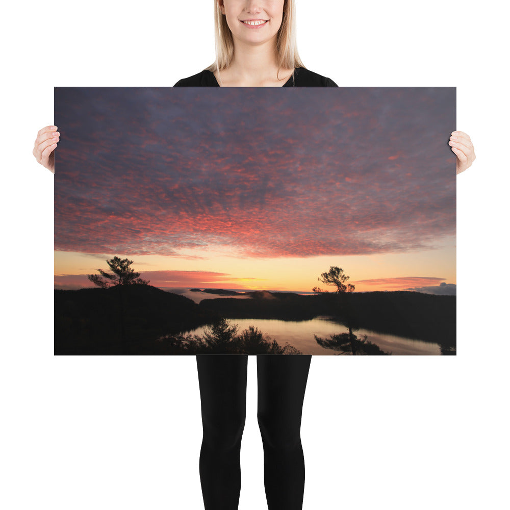 'View From Willisville Mountain' poster of an original photograph by Jon Butler