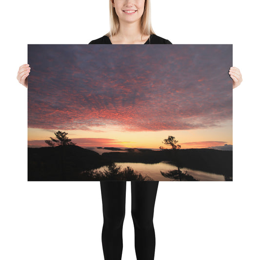 'View From Willisville Mountain' poster of an original photograph by Jon Butler