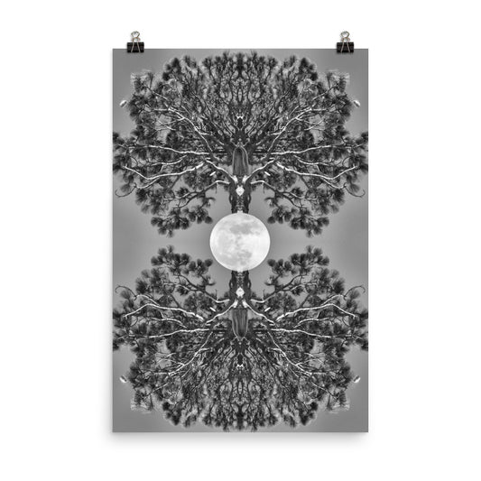 'On The Road III' poster of an original photomontage by Jon Butler