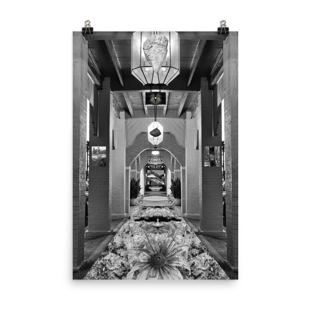 'Gallery II' poster of an original photomontage by Jon Butler