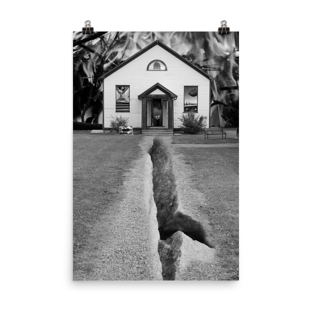 'Gallery III' poster of an original photomontage by Jon Butler