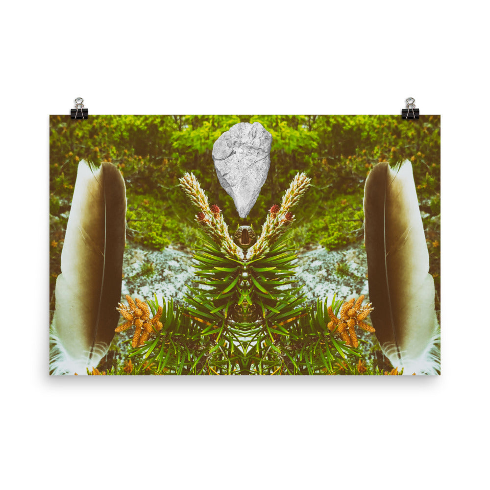 'Untitled #28' Poster of an original photomontage by Jon Butler