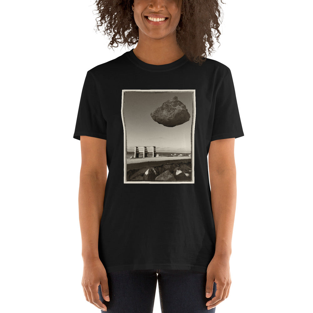 'Remembering Magritte' Short-Sleeve Unisex T-Shirt by Jon Butler