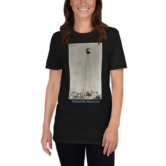 Willisville Mountain's Fire Tower Short-Sleeve Unisex T-Shirt