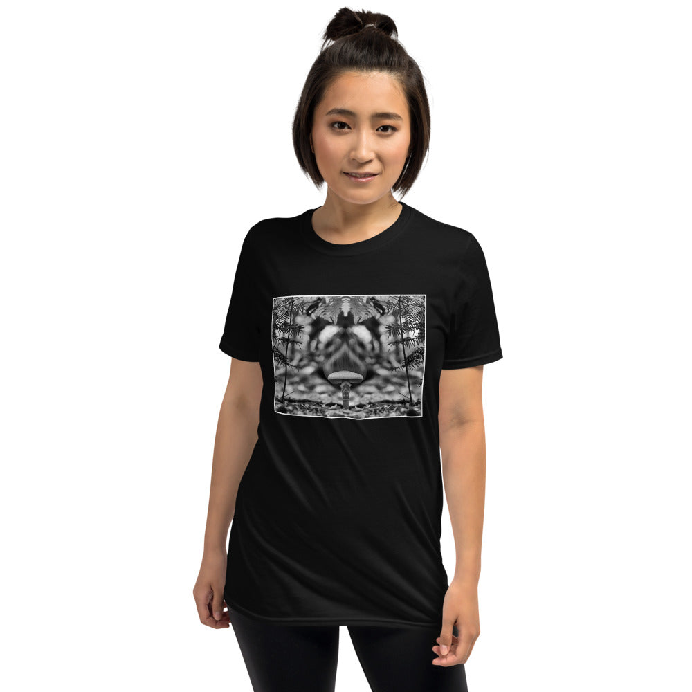'Mushroom I' Short-Sleeve Unisex T-Shirt by Jon Butler