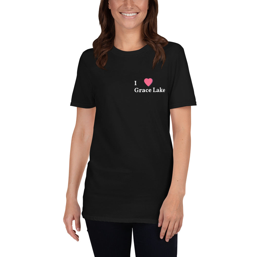 I Love Grace Lake Short-Sleeve Unisex T-Shirt