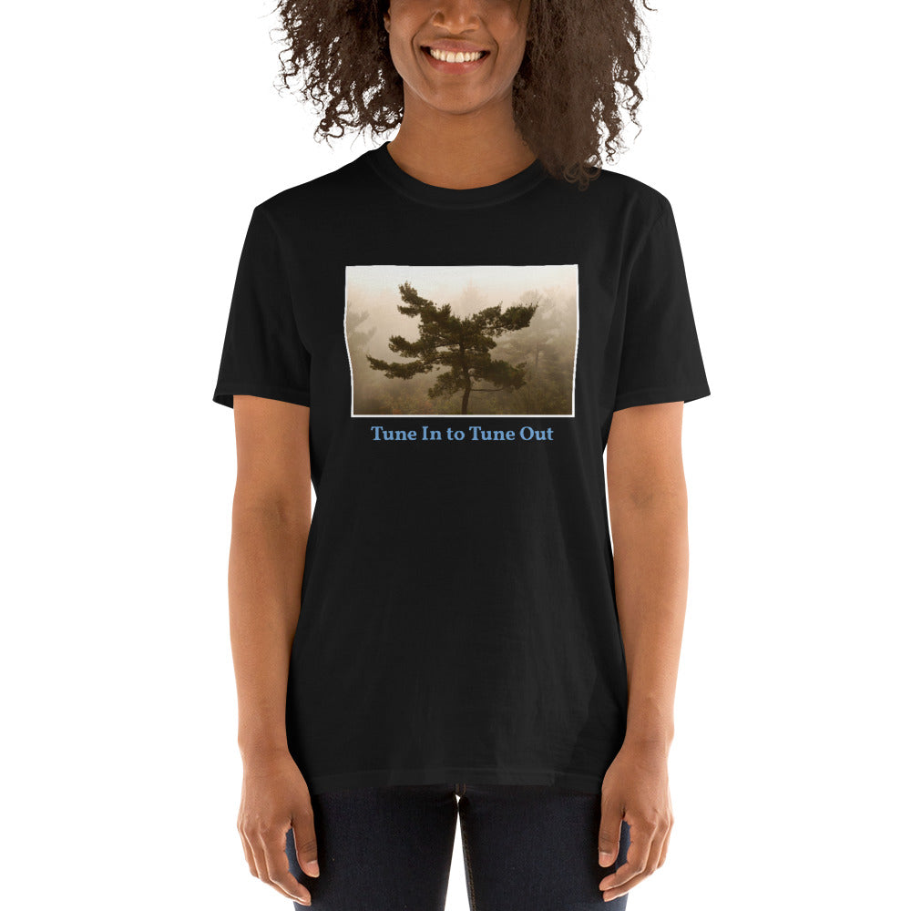 Tune In to Tune Out Short-Sleeve Unisex T-Shirt
