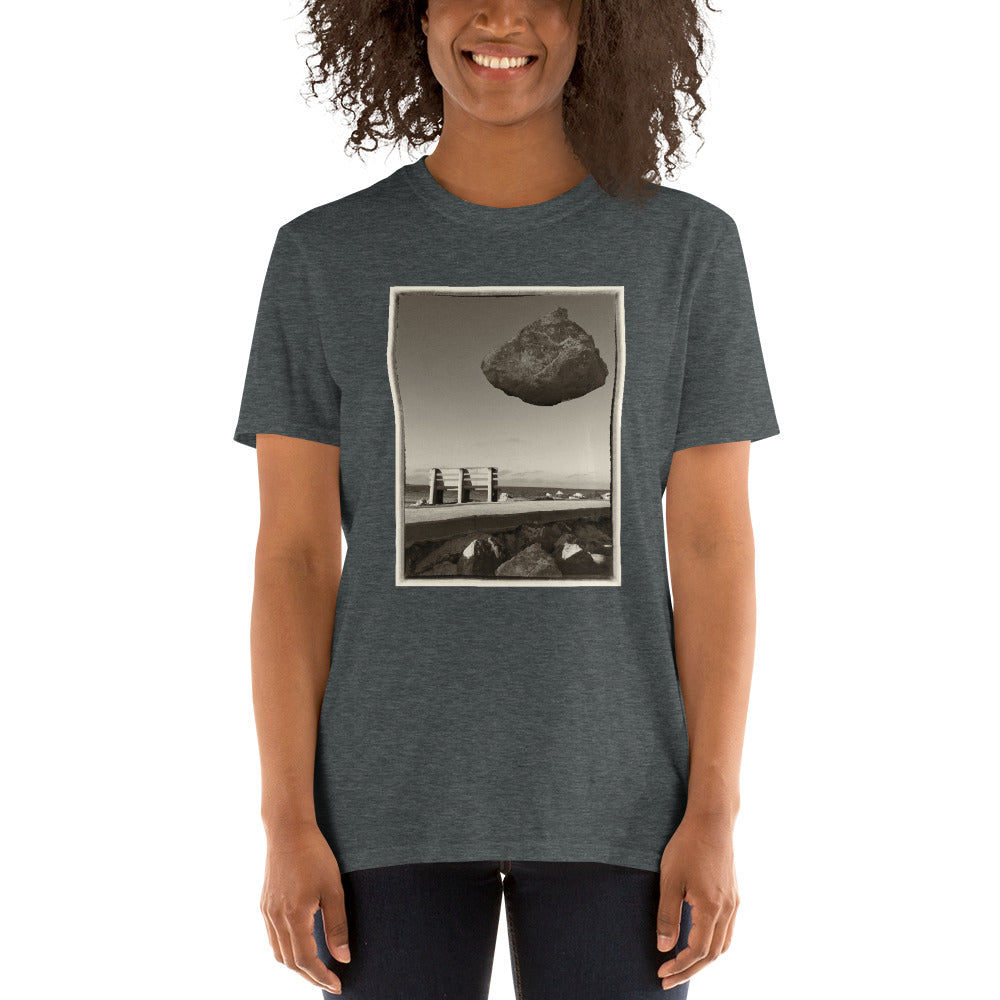 'Remembering Magritte' Short-Sleeve Unisex T-Shirt by Jon Butler