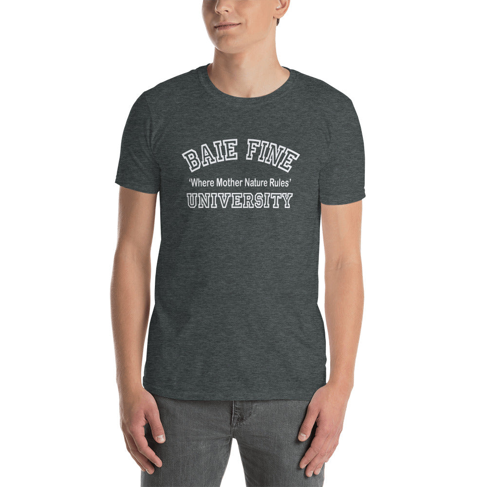 Baie Fine University Short-Sleeve Unisex T-Shirt
