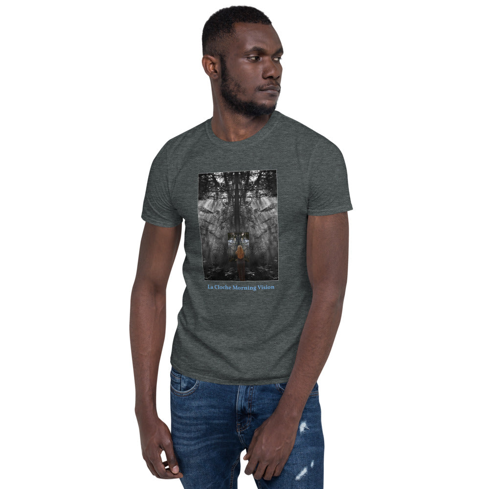 'Morning Vision' Short-Sleeve Unisex La Cloche T-Shirt by Jon Butler