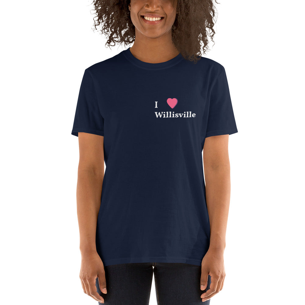 I Love Willisville Short-Sleeve Unisex T-Shirt