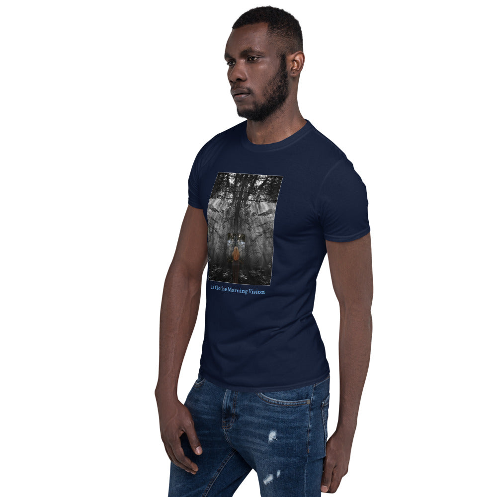 'Morning Vision' Short-Sleeve Unisex La Cloche T-Shirt by Jon Butler