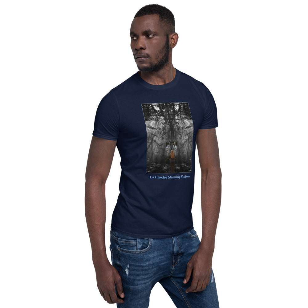 'Morning Vision' Short-Sleeve Unisex La Cloche T-Shirt by Jon Butler