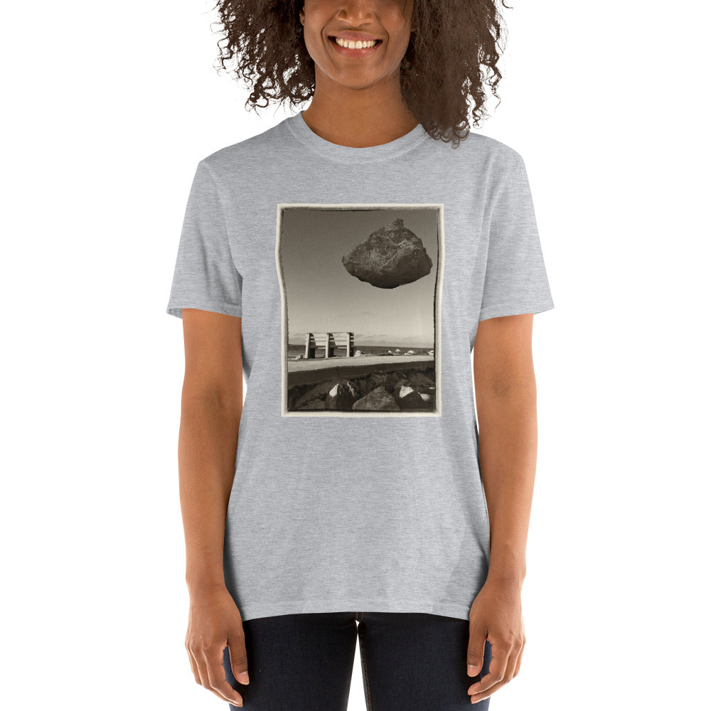'Remembering Magritte' Short-Sleeve Unisex T-Shirt by Jon Butler