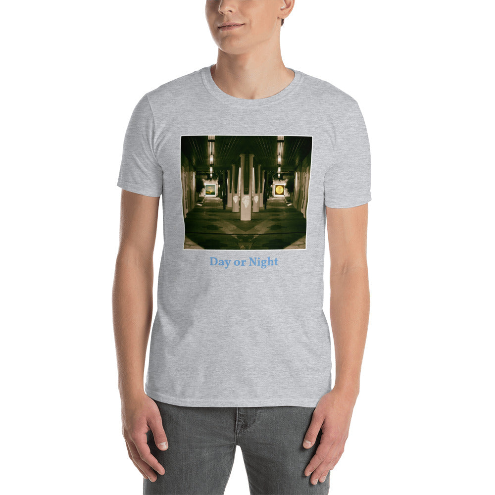 'Day or Night' Short-Sleeve Unisex T-Shirt by Jon Butler