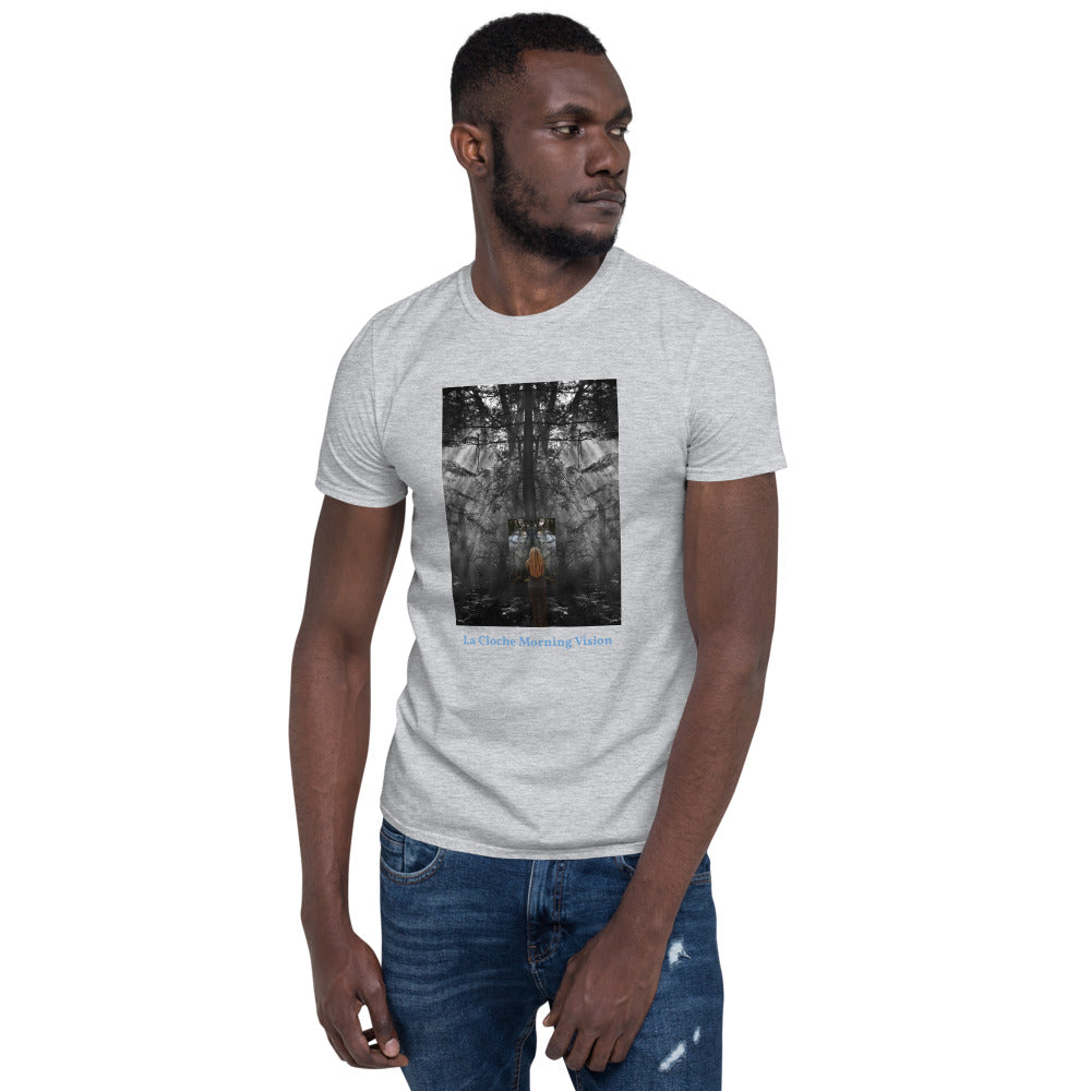 'Morning Vision' Short-Sleeve Unisex La Cloche T-Shirt by Jon Butler