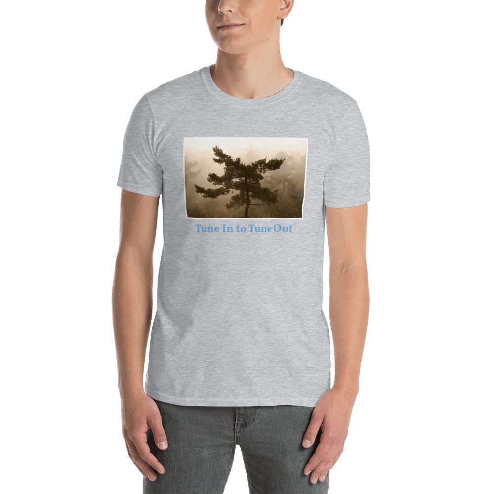 Tune In to Tune Out Short-Sleeve Unisex T-Shirt